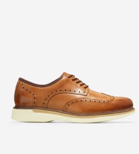 Zapatos Oxford Cole Haan Grand Ambition Wingtip Hombre Marrom | 412530-CIQ