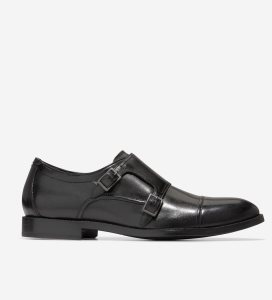 Zapatos Oxford Cole Haan Harrison Monk Hombre Negros | 975364-RPY