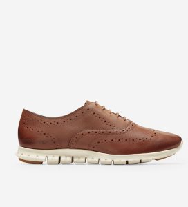 Zapatos Oxford Cole Haan ZERØGRAND Wingtip Mujer Blancos | 324850-SUJ