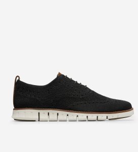 Zapatos Oxford Cole Haan ZERØGRAND Wingtip Hombre Negros Blancos | 812396-HEU