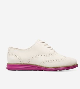 Zapatos Oxford Cole Haan ØriginalGrand Wingtip Mujer Fucsia | 583492-FUV
