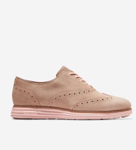 Zapatos Oxford Cole Haan ØriginalGrand Wingtip Mujer Rosas | 804576-AOX