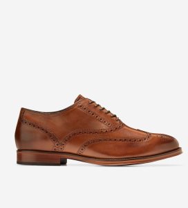 Zapatos de Vestir Cole Haan Modern Classics Wingtip Oxford Hombre Marrom | 739081-KCI