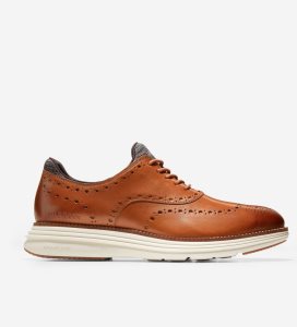 Zapatos de Vestir Cole Haan ØriginalGrand Ultra Wingtip Oxford Hombre Marrom Blancos | 245168-ZXM